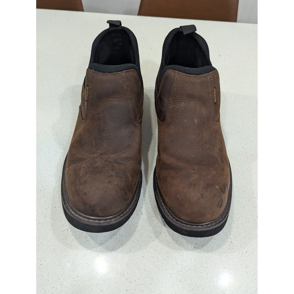 Carhartt CMS4190 Romeo Work Boots Brown Leather Waterproof EH 11.5W